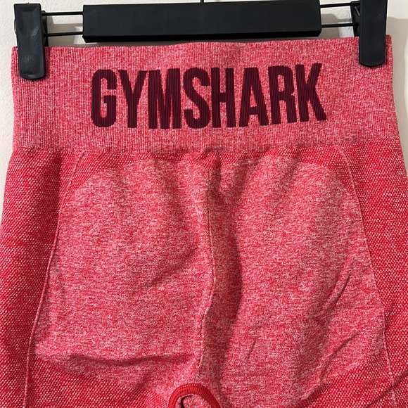 Gymshark Flex Cycling Bike Shorts Bright Red Size Medium - Picture 5 of 7